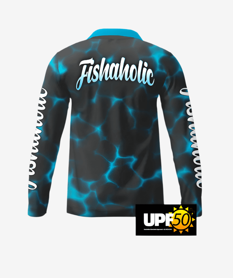 Fishaholic Long Sleeve Polo