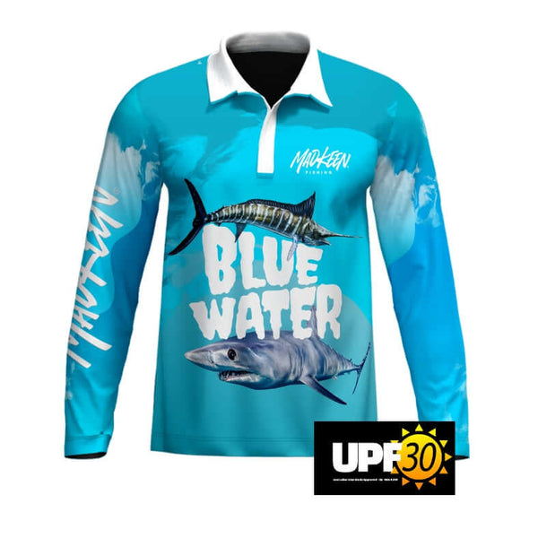 Blue Water Youth Long Sleeve Fishing Shirts