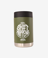 Cracka Tinnie - Sh#t Happens - Khaki 14 Oz