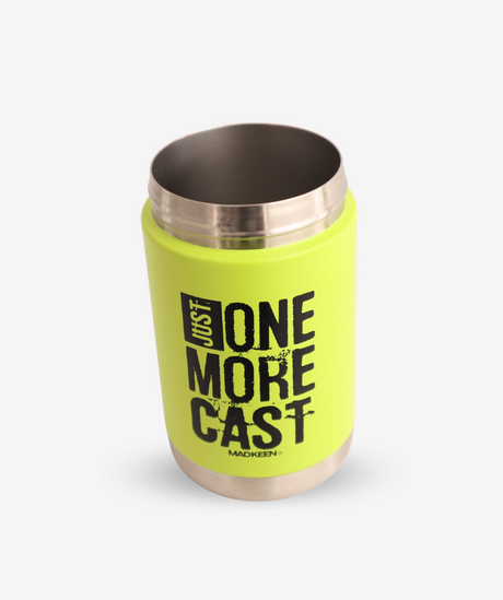 "Limited Edition" Cracka Tinnie - One More Cast - Yellow 14 Oz