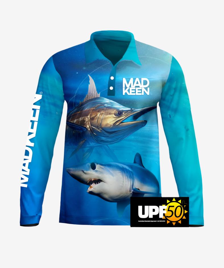 Blue Water Long Sleeve Polo