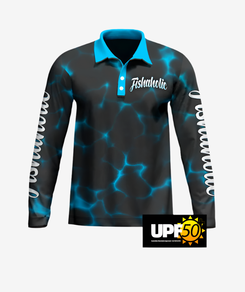 Fishaholic Long Sleeve Polo Deal