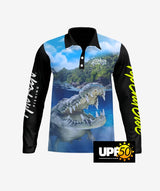 Top End Croc 22 Kids Long Sleeve Fishing Shirts