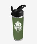 Quarter-Dinger - Khaki "Sh#t Happens" 18 Oz