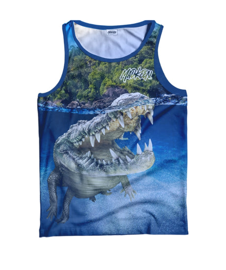 Top End Croc 22 Singlet - Mad Keen Fishing 