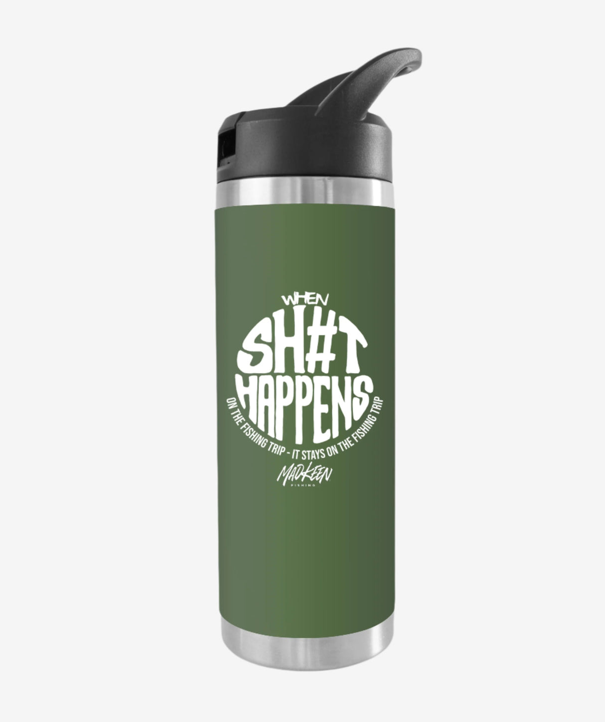 Quarter-Dinger - Khaki "Sh#t Happens" 18 Oz