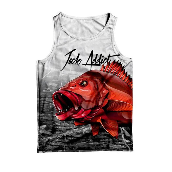 Jack Addict Singlet Deal - Mad Keen Fishing 