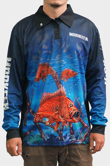 MK Jack Long Sleeve Polo Deal - Mad Keen Fishing 